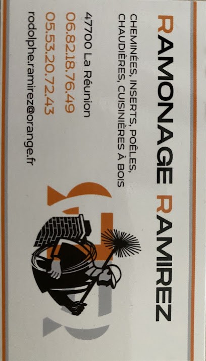 Ramirez Rodolphe, Ramoneur à La Réunion