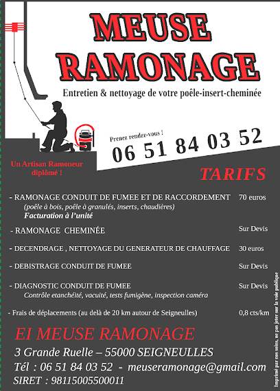 Meuse Ramonage, Ramoneur à Seigneulles