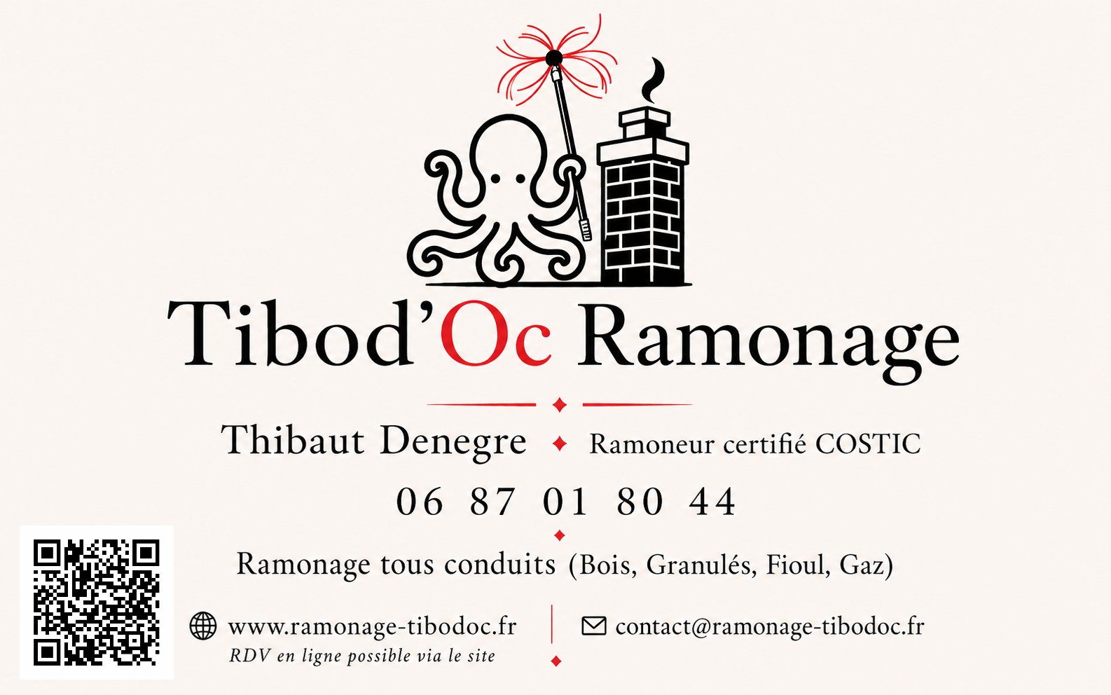 Tibod'oc Ramonage, Ramoneur à Montpellier