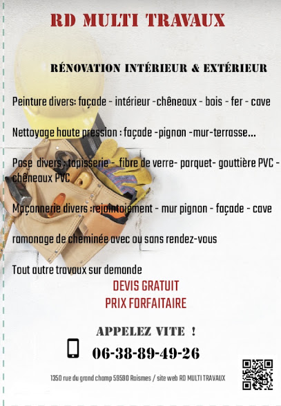Rd Multi Travaux, Ramoneur à Raismes